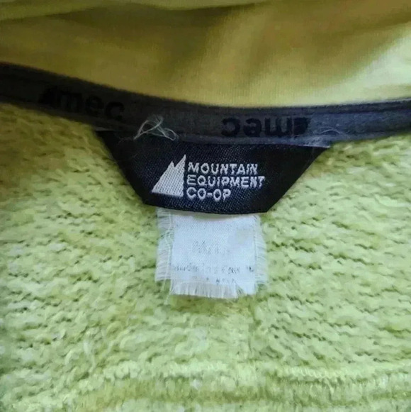 MEC Mountain Equipment Co-op Fleece Jacket Full Zip Green Women's size Medium - Picture 10 of 16